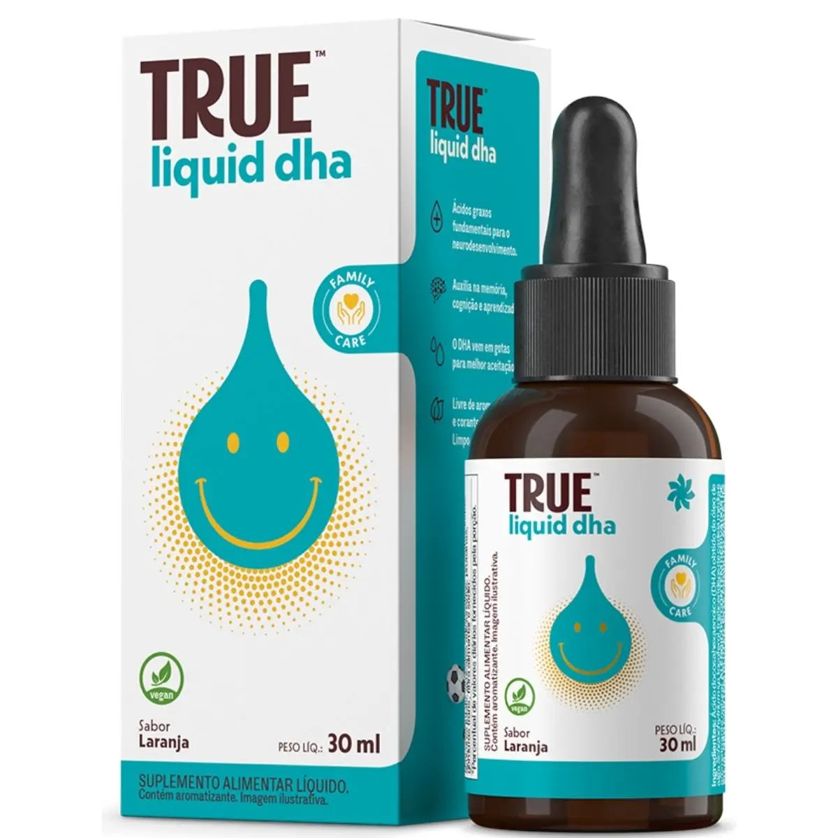True Source Dha Vegano Líquido 120mg Ômega 3 Ácidos Graxos (30ml)